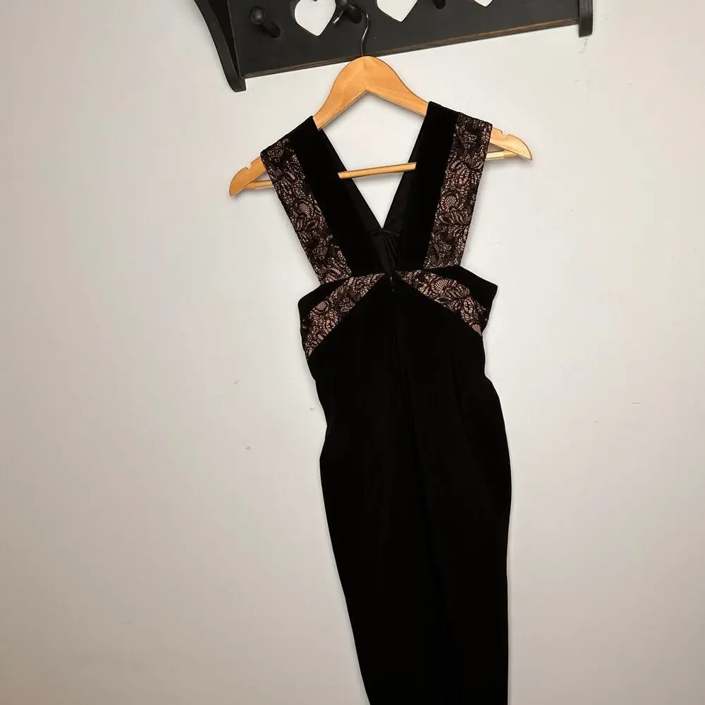 Adrianna Papell Dress Black Lace - Picture 4 of 11